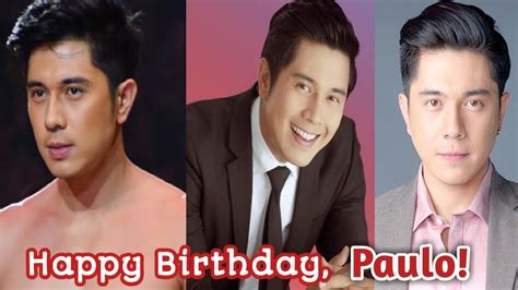 paulo avelino birthday|Paulo Avelino (Michael Paulo Lingbanan Avelino).
